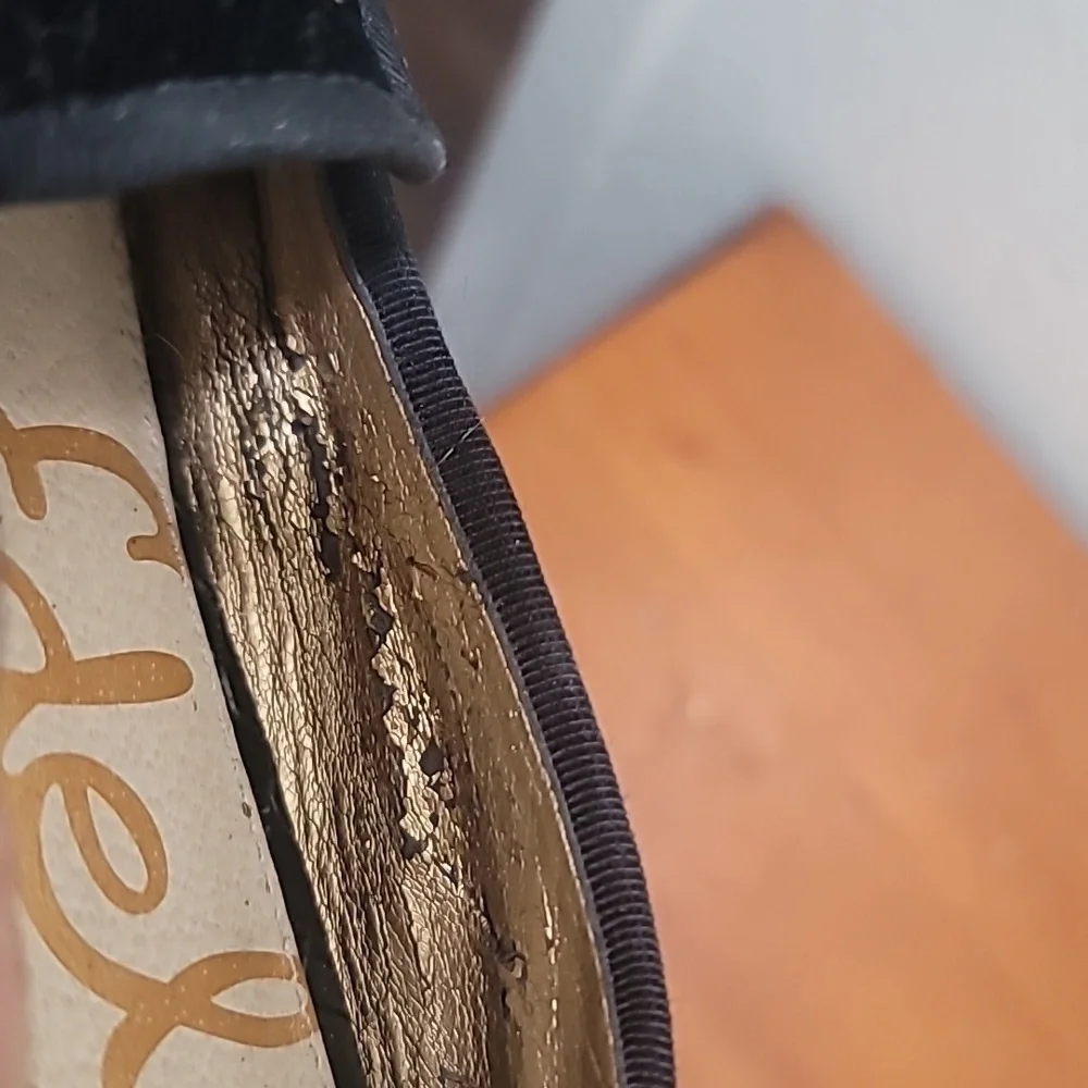 Sam Edelman Alvin Loafers Womens 7.5 Black Velvet Smoking Slipper Flat Shoes - Picture 9 of 16